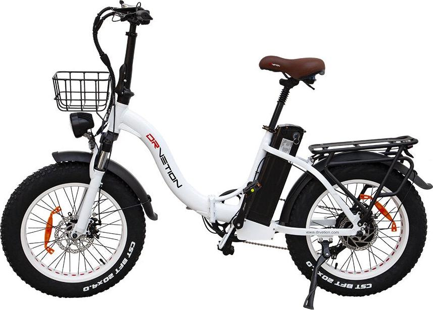 DrveTion CT20 Elektrofahrrad - 48V15Ah Batterie 55-70KM Reichweite - Perlweiß