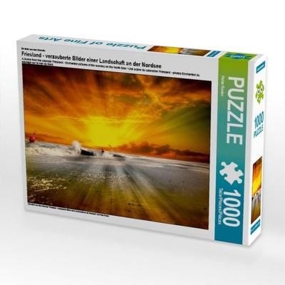 CALVENDO Puzzle Ein Motiv aus dem Kalender Friesland - verzauberte BIlder einer Landschaft an der Nordsee | 1000 Teile Lege-Größe 64x48cm Foto-Puzzle