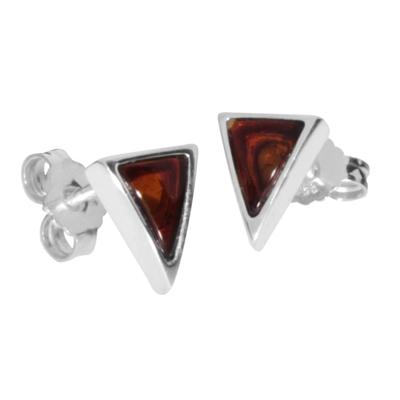 Paar Ohrstecker OSTSEE-SCHMUCK "- Classic 10 x 8 mm - Silber 925/000 - Bernstein" Gr. 10, silber (silber 925, silberfarben, weiß), Ohrringe, Damen, 10, Silber 925 (Sterlingsilber)