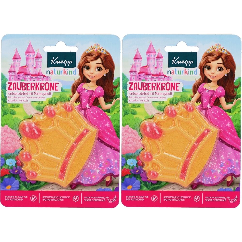 Kneipp naturkind Zauberkrone Farbsprudelbad 2x 2x1 St Salz