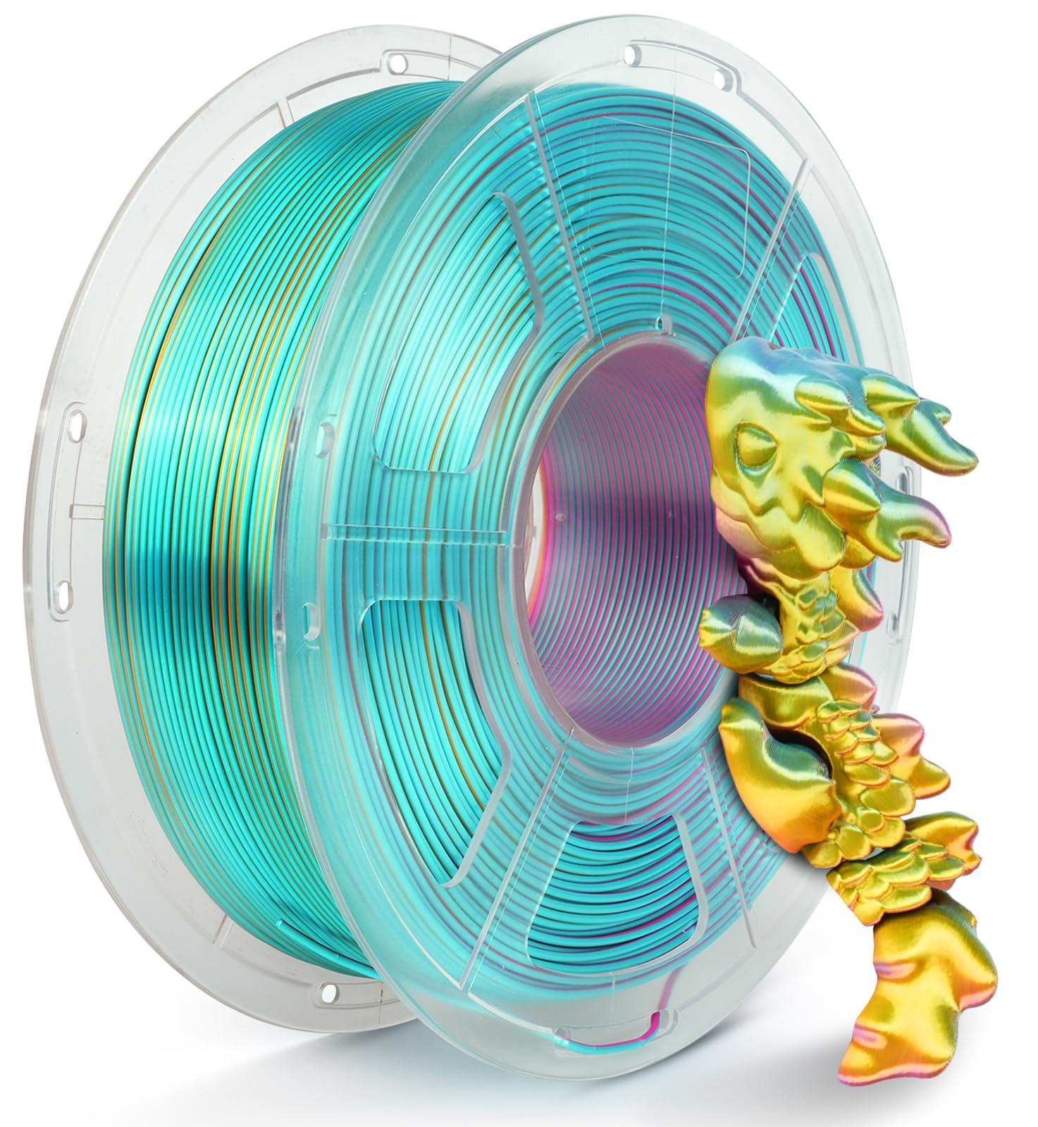 Famanu Silk PLA Filament Driekleurig 1,75 mm 1 kg