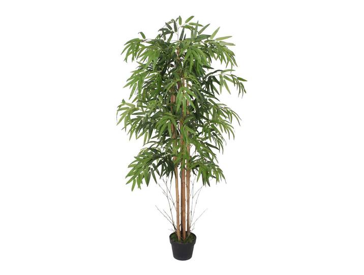 Kunstpflanze Bambus 150 cm, Grün, Kunststoff, 150 cm, Dekoration, Blumen & Blumentöpfe, Kunstpflanzen