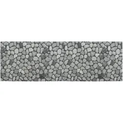 Badematte SASSI (BT 200x65 cm) - grau - BT 200x65 cm