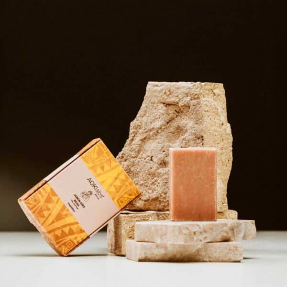 AOKLabs African Gold Pink Gold Soap Deep Cleansing 100g