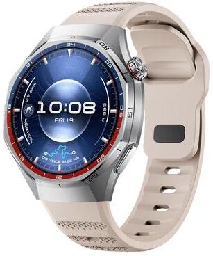 Everyday Crate Huawei Watch GT 6 Pro Silicone Watch Band Reverse Buckle Adjustable Sports Watch Strap starlight