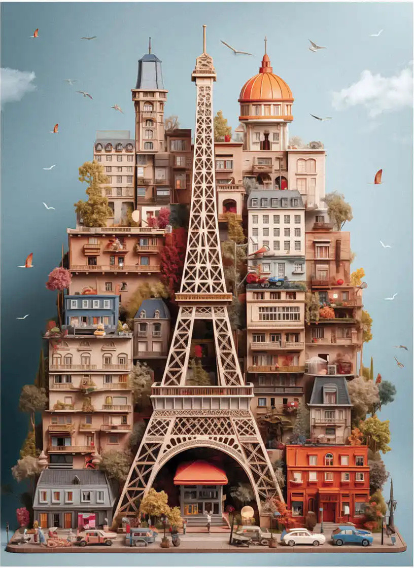 Anatolian Puzzel Eiffeltoren 1000 stukjes