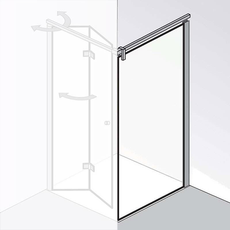 HSK Atelier Plan Seitenwand für Drehfalttür 80 cm