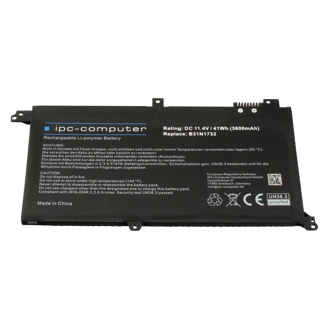 IPC Notebook-Akku B31N1732 REPLACE Asus (3600 mAh) (B31N1732 REPLACE)