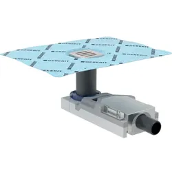 Geberit CleanPoint Duschbodenablauf für Estrichhöhe am Einlauf 65-90mm, d40