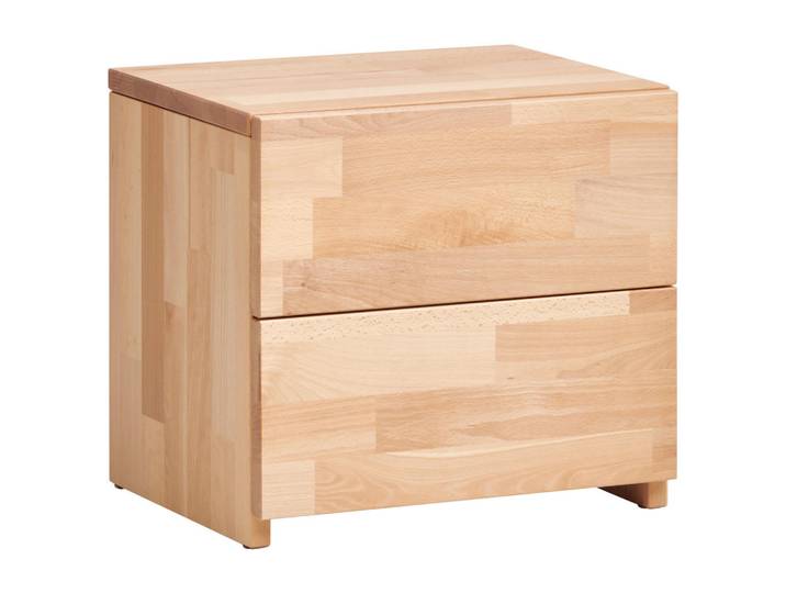 Mid.you Nachtschrank, Kernbuche, Holz, Kernbuche, 2 Schublade(n) Schubladen, 40x37x33 cm, Holzmöbel, Holztische, Nachttische Holz