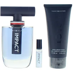 Tommy Hilfiger, Beauty Geschenkset, Impact Eau De Toilette für Männer 100 Ml (Körperpflegeset, Parfum Set)
