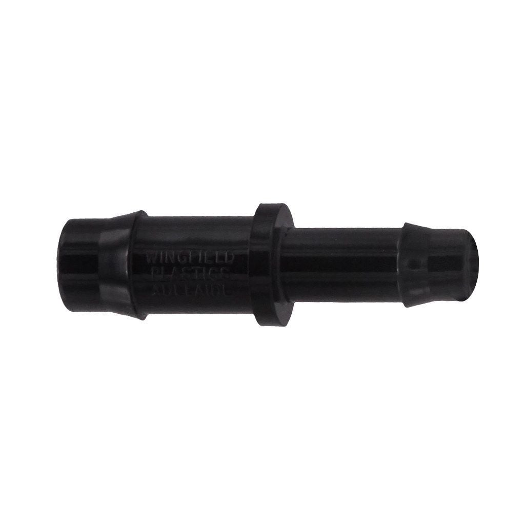 Ubbink slangverbinder recht zwart 9 x 13 mm