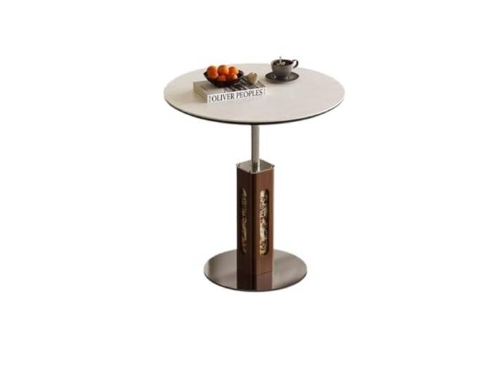 ksjdieunf Couchtisch Anhebbarer Rockboard-Sofa-Beistelltisch Wohnzimmer-Home-Kleiner Runder Tisch Tische for Wohnzimmer(B)
