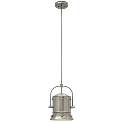 Pendelleuchte Deckenlampe Hängeleuchte Esszimmerleuchte H 36,8 cm Nickel