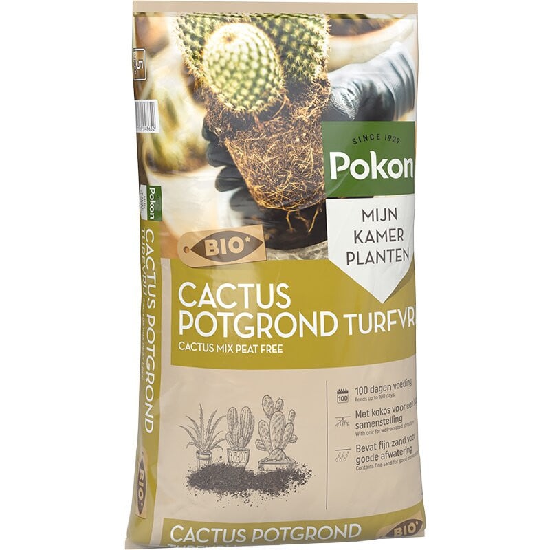 Pokon Cactusgrond Turfvrij 5 liter