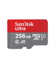 SanDisk 256 GB Ultra microSDXC 150MB/s+SD Adapter Extended Capacity SD MicroSDHC (SDSQUAC-256G-GN6MA)