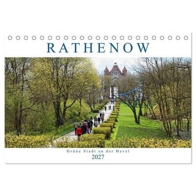 Rathenow - Grüne Stadt an der Havel (Tischkalender 2027 DIN A5 quer), CALVENDO Monatskalender