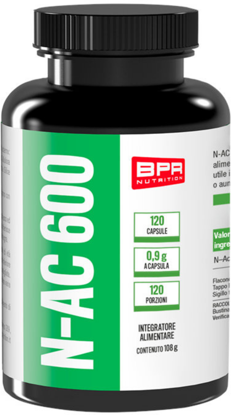 BPR NUTRITION N-Ac 600 120 Capsule 