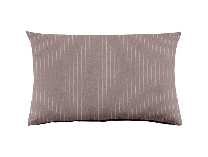 Kissenbezug Emma 65x100cm brown - Farbe: braun - Material: 100% Baumwoll-Flanell, Heather Melange Optik - Kissenbezug