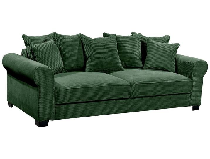 Hom´in Big Sofa MAUREEN, moos-grün, Cord