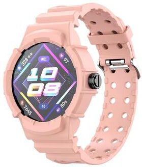 Everyday Crate Huawei Watch GT Cyber Silicone Watch Band Integrated Soft Replacement Strap pink
