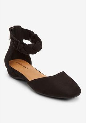 Women's The Rayna Flat by Comfortview in Black (Size 9 M)