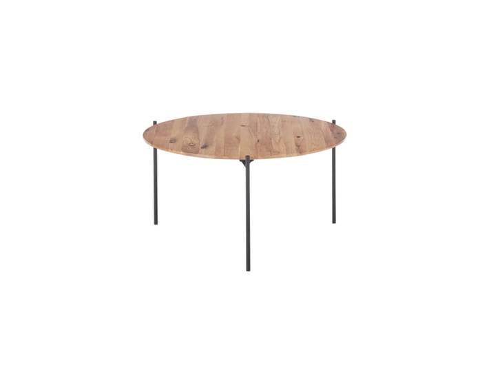 Couchtisch ASSUAN 74x74 cm Metall Eiche