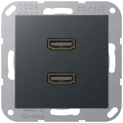 Jung Multimediadose 2 x HDMI MA A 1133 ANM