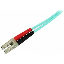 StarTech 1m Aqua Fiber Patch Cable (1 m), Netzwerkkabel