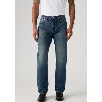 5-Pocket-Jeans LEVI'S "501 RELAXED", Herren, Gr. 30, Länge 32, blau (ferry building closet), Denim/Jeans, Obermaterial: 100% Baumwolle, relaxed fit lang, Jeans 5-Pocket-Jeans