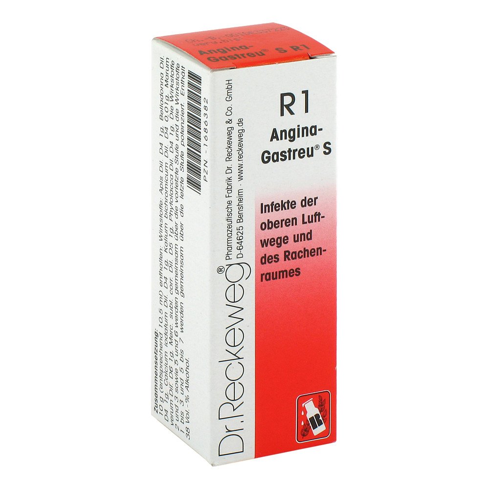 Dr.RECKEWEG & Co. GmbH Angina Gastreu S R 1 Tropfen zum Einnehmen 01686382