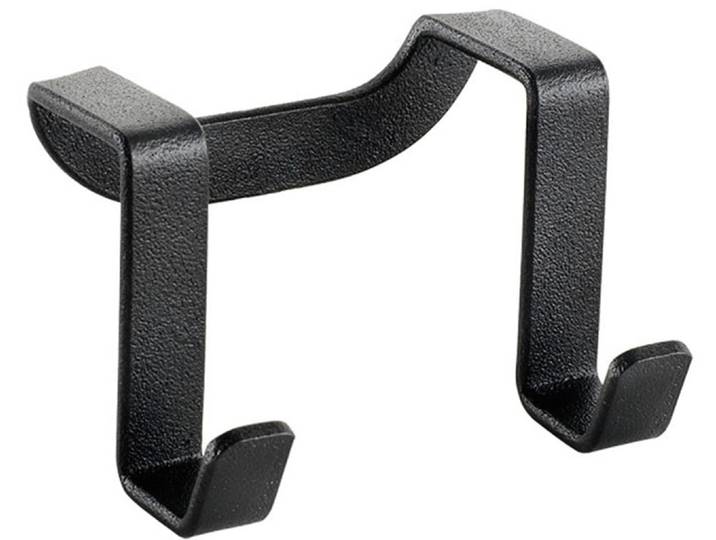 Türhaken METALTEX Galileo Lava , schwarz, B:6cm H:4cm L:4cm, Metall, Haken, Türhaken
