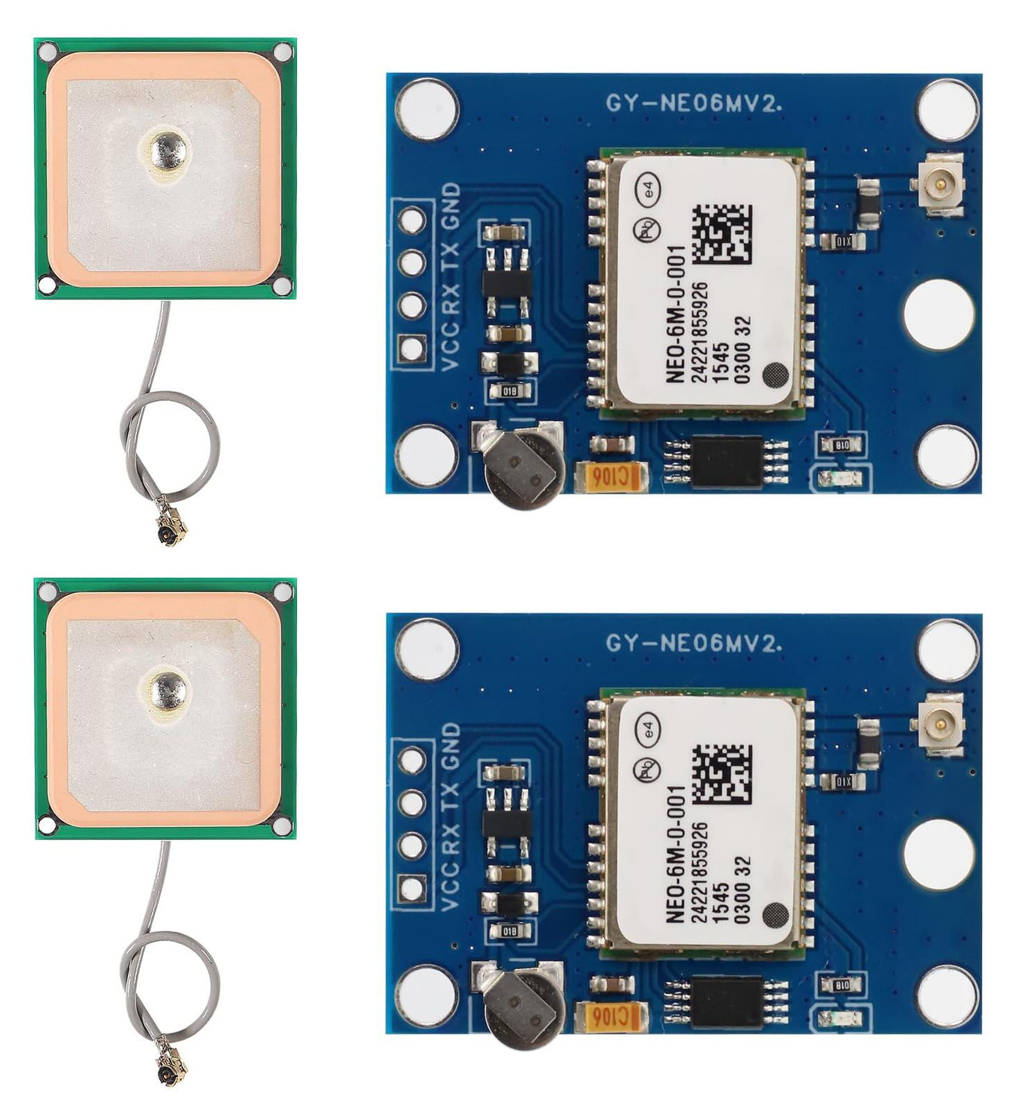 Selius GPS-module met antenne voor vluchtbesturing, 2 stuks
