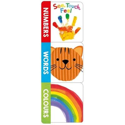 See, Touch, Feel Words, Numbers, Colours (Chunky Set), Set von Priddy Books, Priddy Books, 978-1-917069-25-0