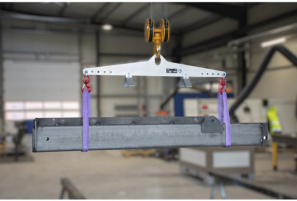 Mini-Traverse, für Kran, Traglast 800 kg, Verstellbereich 800 - 1200 mm eurokraft pro