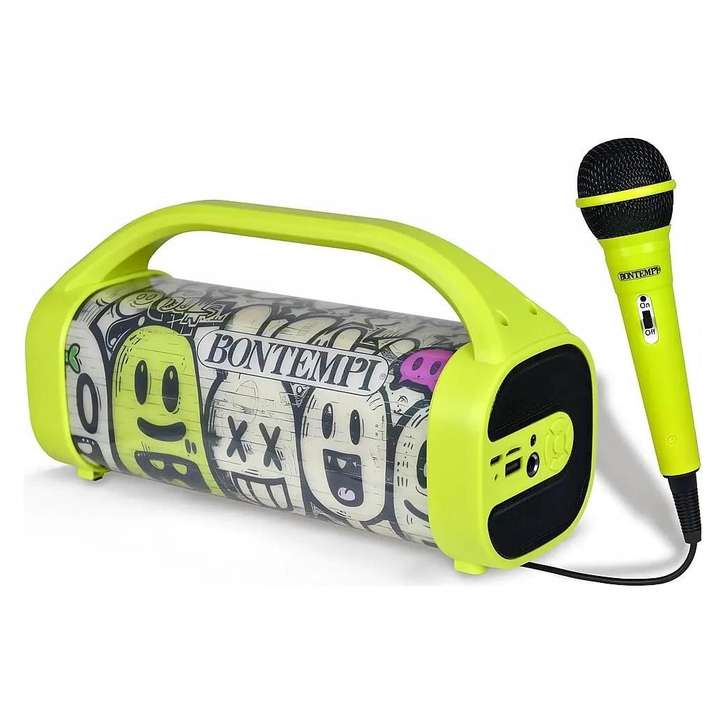 Bontempi Wireless Lautsprecher mit Mikrofon 80W (49 0230)