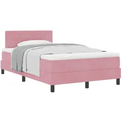 vidaXL, Boxspringbett, Waylon Crystal button tufted (120 x 190 cm)