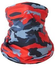 Uplifted Goods Breathable Cycling Face Mask Summer Neck Gaiter Sport Bandana 1pc Red