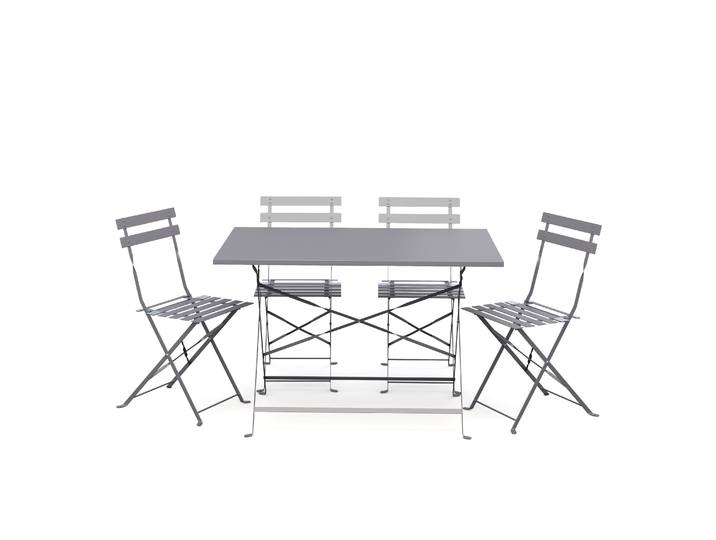 Bistroset 5-teilig grau