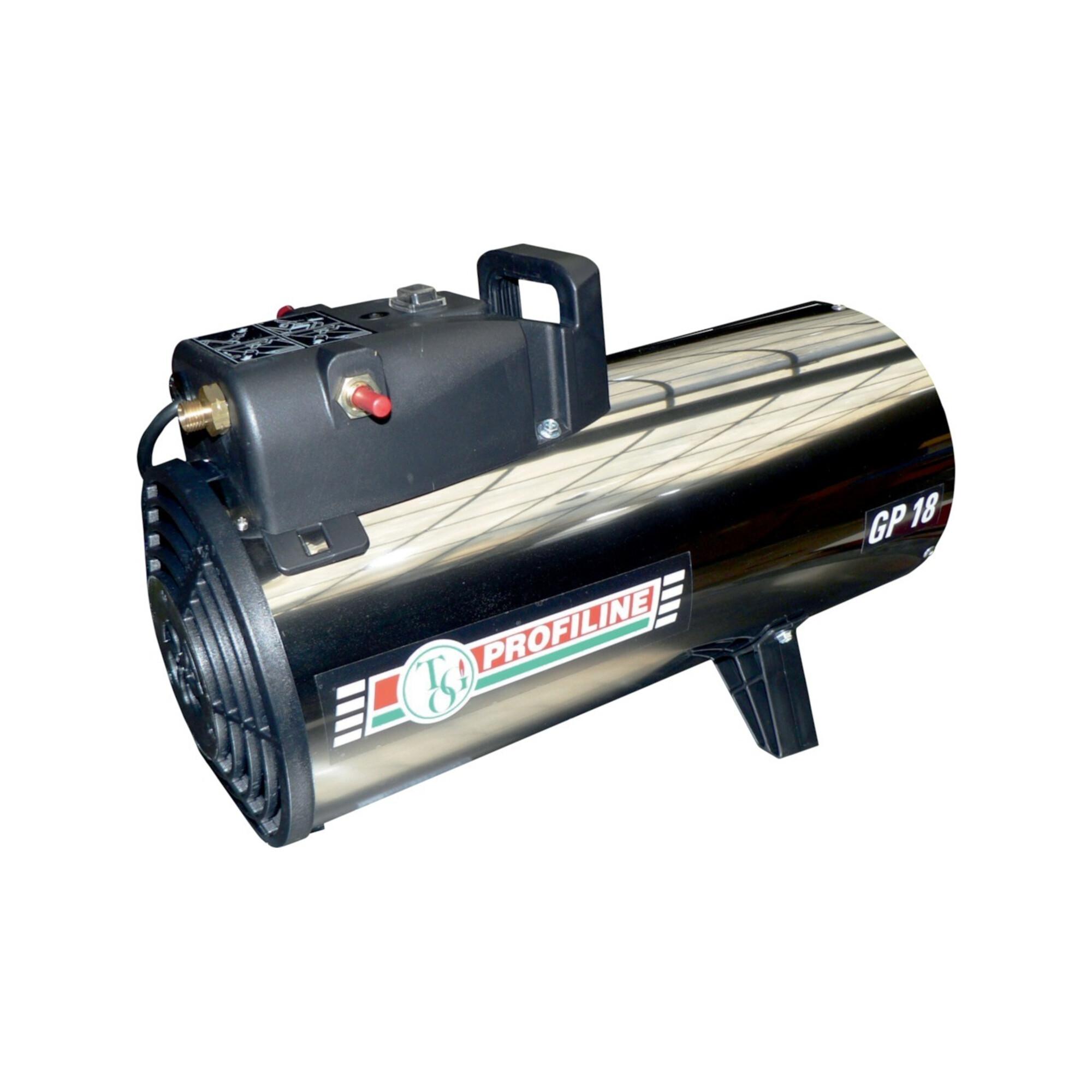 Gas-Heizgebläse 11-18kW regelbar Edelstahl ; TGO (65318/M)