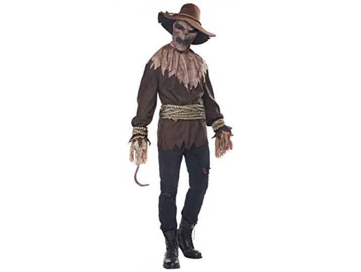 California Costumes 01415 Killer in the Cornfield-personage kostuums voor volwassenen, effen, bruin, L/X-L