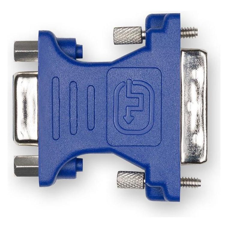 D2 Diffusion Adaptateur compatible DVI-I mâle vers VGA femelle (D-sub DE-15) (Bleu) (35937400)