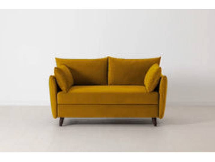 Model 08 Zweisitzer-Schlafsofa , Senfgelb