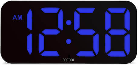 Acctim Jaxon White Digital Alarm Clock