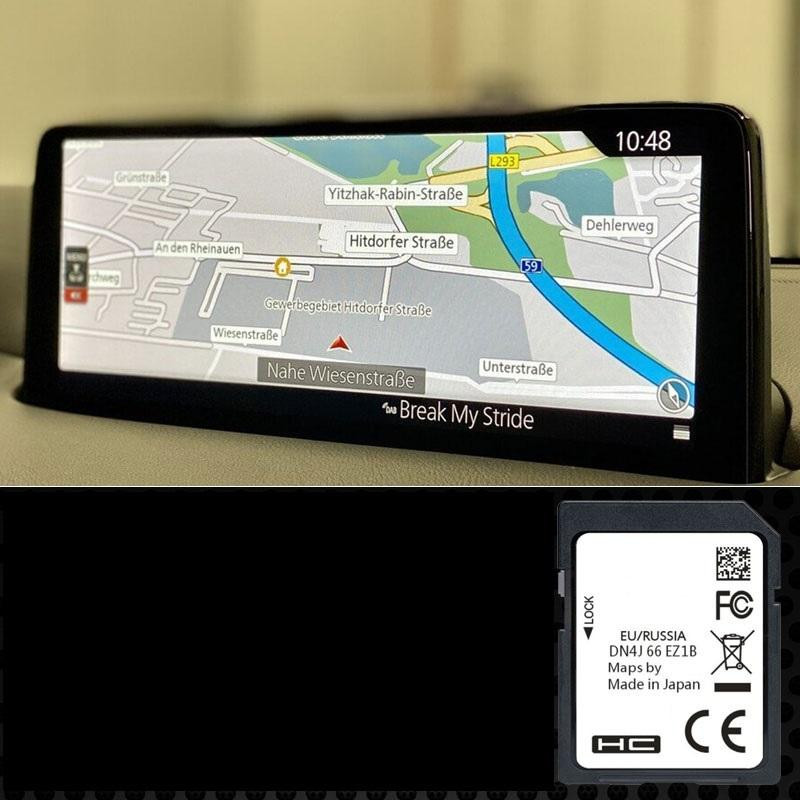 SanDisk SD-kaart voor GPS-navigatie Europa Turkije Rusland 2023 Q2.2021 compatibel met MAZDA Connect 2 DN4J66EZ1B