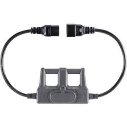 VOLTCRAFT CAA-1L 16 Messadapter Kaltgeräte-Stecker C20 - Kaltgeräte-Buchse C19 Dunkelgrau
