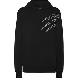 PLEIN SPORT Langarm-Sweatshirt SCRATCH, Größe XXL in Schwarz 0270