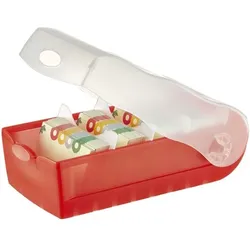 HAN Karteibox »CROCO A7« rot, 12.1x8.5x24.6 cm