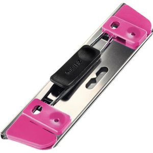 Leitz Taschenlocher 1728-61-23, Active, pink, zum Einheften, Metall / Kunststoff, 2-fach Lochung