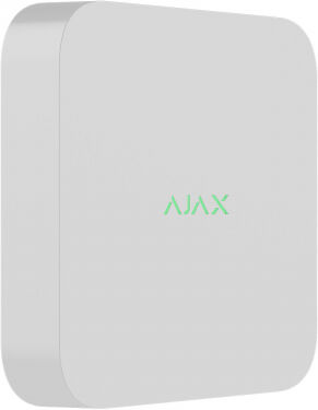 Ajax 134500.122.Wh1 Nvr Hac 8 Canali Hdmi Bianco Videoregistratore Ip Onvif Fino A 16tb